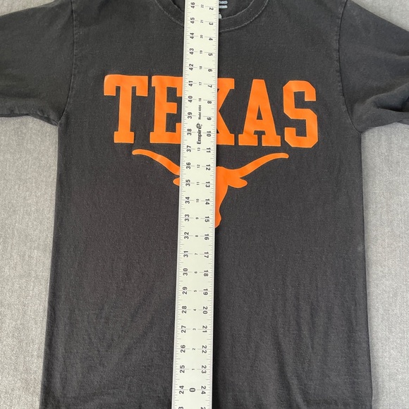 Champion Texas Longhorns T Shirt Mens S Black Orange NCAA College Tailgating Tee - Picture 6 of 8
